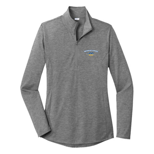 Wheeling Cross Country - Women's PosiCharge ® Tri Blend Wicking 1/4 Zip Pullover Thumbnail