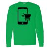 Heavy Cotton 100% Cotton Long Sleeve T Shirt Thumbnail