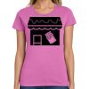 Ladies Heavy Cotton 100% Cotton T Shirt Thumbnail