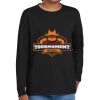 Youth Heavy Cotton 100% Cotton Long Sleeve T Shirt Thumbnail