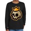 Youth Heavy Cotton 100% Cotton Long Sleeve T Shirt Thumbnail