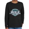 Youth Heavy Cotton 100% Cotton Long Sleeve T Shirt Thumbnail