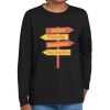 Youth Heavy Cotton 100% Cotton Long Sleeve T Shirt Thumbnail