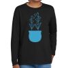 Youth Heavy Cotton 100% Cotton Long Sleeve T Shirt Thumbnail